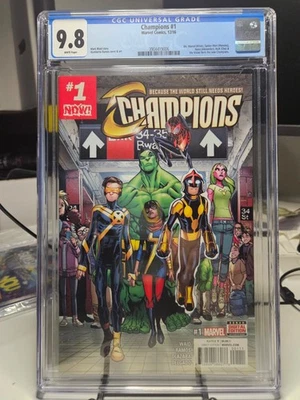 Champions #1 Humberto Ramos Cover CGC 9.8 (Marvel 2016) - Image 1 of 2