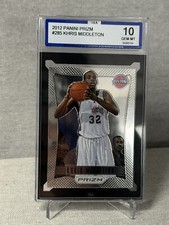 2012-13 Panini Prizm Khris Middleton #285 ISA 10 GEM MT Rookie RC