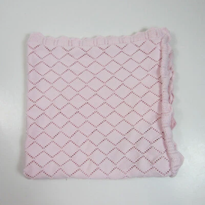 manta bebé tejido diamante rosa carter's Foto 1 de 4