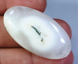 60 CT NATURAL STALACTITE SOLAR QUARTZ OVAL CABOCHON PENDANT GEMSTONE FF-88 - Picture 1 of 5