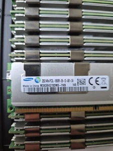 Samsung 32GB 2Rx4 PC3L 10600R 1333mhz DDR3 ECC Registered Ram M393B4G70DM0-YH9 - Afbeelding 1 van 1