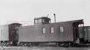Alaska Railroad (ARR) Caboose 21 at Fairbanks, AK in 1946 - 8x10 Photo - Picture 1 of 1