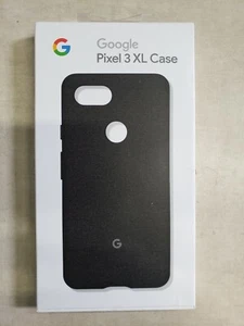 Genuine Google Pixel 3 XL Genuine Fabric Protective Back Phone Case Cover -Black - Picture 1 of 3