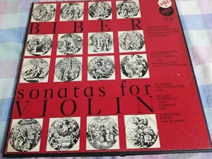 Lautenbacher Biber 16 Rosenkranz Sonatas US Ed1 Vox Stereo 3LP Box NM - Picture 1 of 3