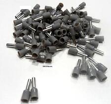Embouts de cablage simple 2.5 mm² gris le lot de  200 pièces