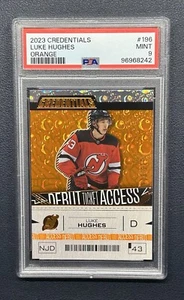 2023-24 Credentials LUKE HUGHES Debut Ticket Access Orange SP /249 🔥 (POP 1) - Bild 1 von 4