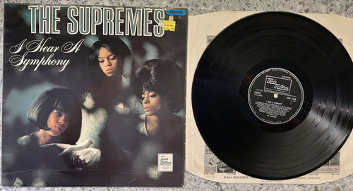 The Supremes – I Hear A Symphony ; 1966 UK LP VG+ (1ST PRESS W SLEEVE)