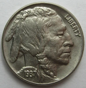 1937 Buffalo Nickel -Choice UNC- (#325c) - Picture 1 of 2