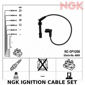Ngk Câble Allumage Set (Câbles HT ) - Stk N° :4069 , Pièce N° : RC-OP1208 - Picture 1 of 1