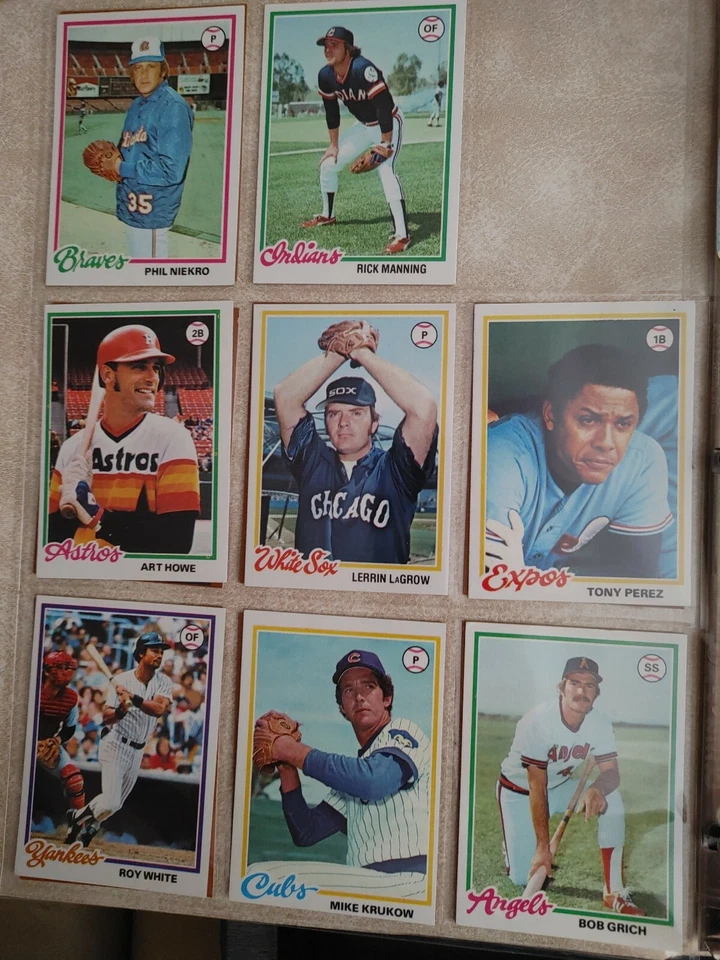 1978 Topps base set 1-250.  Pick from Drop down to complete your sets. - Image 1 of 4