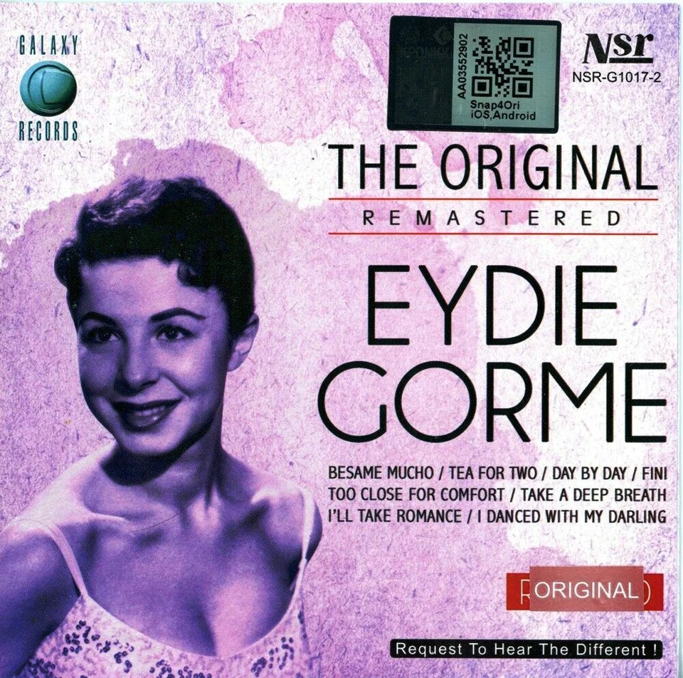 Eydie Gorme The Original Remastered CD 25 Greatest Hits Malaysia Release Mint