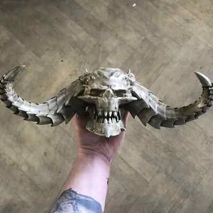 Diablo Merch Front Cover Demon Skull - Diablo Rare Statue - Picture 1 of 3