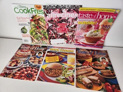 Taste of Home Cooking Magazine Spring Summer Easy Quick Recipe Cards Baking Lot - Image 1 of 4