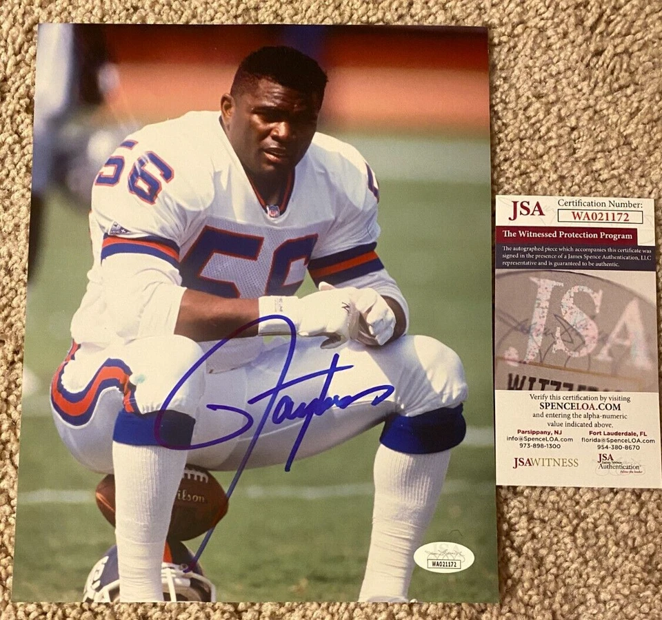 8x10 Signed By Lawrence Taylor w/JSA - Image 1 of 1