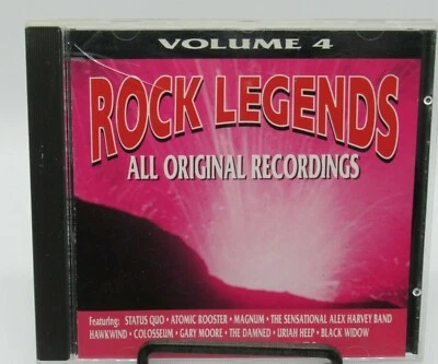 ROCK LEGENDS: VOLUME 4 MUSIC CD, 15 ORIGINAL RECORDING V/A TRACKS, 1992 CASTLE Foto 1 de 2
