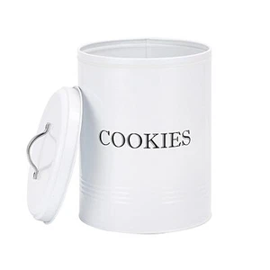 Cookie Jar With Lid Counter Top Canister Decorative Storage Container For Farmho - Picture 1 of 7