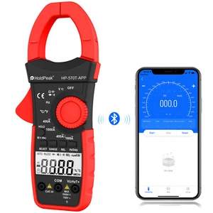 Digital Clamp Multimeter Tester TRMS AC DC Spannung Amp Meter Überlastschutz - Bild 1 von 9