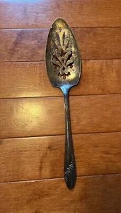 Oneida Community Tudor Silverplate Queen Bess Pierced Pie Cake Server Vintage - Picture 1 of 5