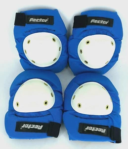 RECTOR NOS Old School Protector Knieschützer 2 Paar Vintage Neu Med Skateboard 4 Pads - Bild 1 von 4