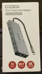CODi 13-in-1 Multi-Port Adapter ***Factory Sealed*** USB-C connection - Photo 1/2