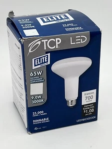 TCP LED9BR30D41K 9.5 W 120V 4100K 750L BR30 LED Dimmable - Picture 1 of 4