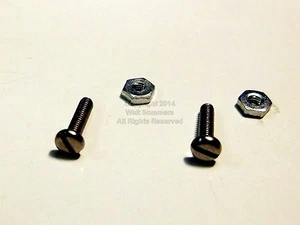 Victor No.2 Reproducer (2) Sets Balance Spring Tension Screw & Nut Hardware Part - Picture 1 of 5
