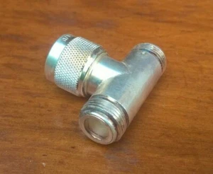 1 x IPC UG-107A/U Type N Female-Male-Female Plug Tee Adapter - NOS Unused - Bild 1 von 7