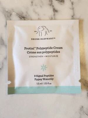 Drunk Elephant Protini Polypeptide Cream Facial Moisturizer 1.5 ml Sample Packet - Image 1 of 2