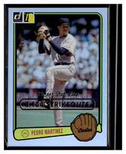 2017  Donruss Retro 1983 Career Stat Line #RV-42 Pedro Martinez  SN500