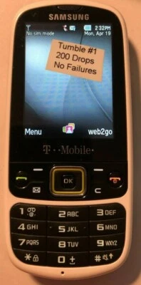 READ 1ST Samsung SGH T479 (T-Mobile) White Cell Phone Fast Ship Tumble - Image 1 of 3