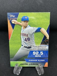 2021 Topps Series 2 Significant Statistics Blue #SS-20 Jacob deGrom - NY Mets