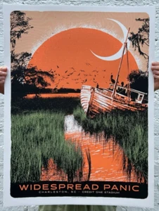 Poster panico diffuso 16/05-17/2025 Charleston SC firmato e numerato #/75 A/E - Foto 1 di 1