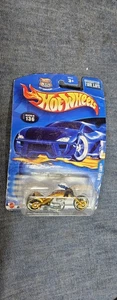 Hot Wheels 2000 Blast Lane Motorrad. Seltene Blaue Karte '03. Sammler #136. - Bild 1 von 3