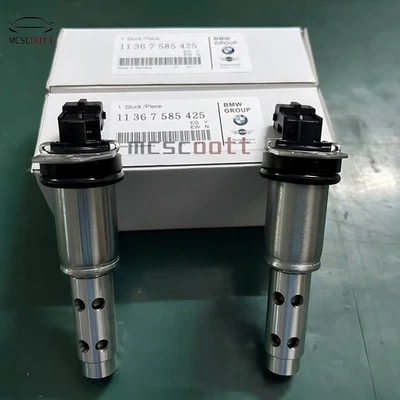 2PCS Engine Variable Timing Control Valve Solenoid VVT 11367585425 for BMW 328i - Image 1 of 4