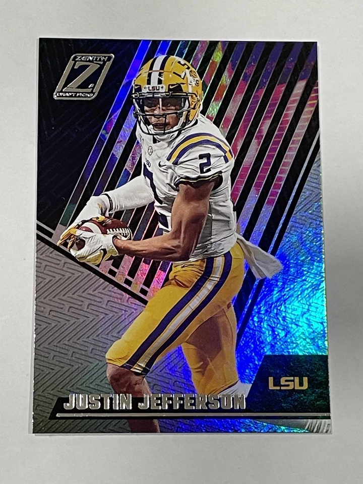 2023 Panini Chronicles Draft Football Zenith - Justin Jefferson - LSU Tigers - Image 1 of 2