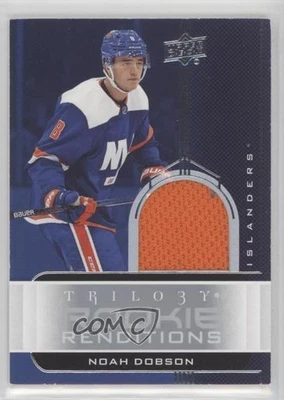 2019-20 Upper Deck Trilogy Rookie Renditions Silver Foil Jersey Noah Dobson RC - Image 1 of 2