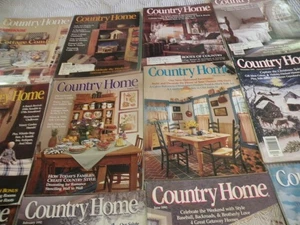 country home magazine lot .1991 1992 1997 12 issues - Foto 1 di 6