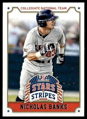 2015 Panini USA Stars & Stripes Nicholas Banks USA #77 - Image 1 of 2