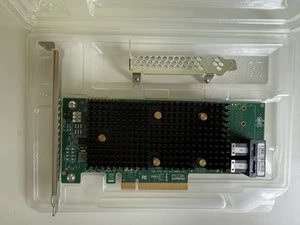 NEW AVAGO Broadcom LSI 9440-8i SAS 12Gbps SATA Raid Controller High/Low profile - Afbeelding 1 van 2