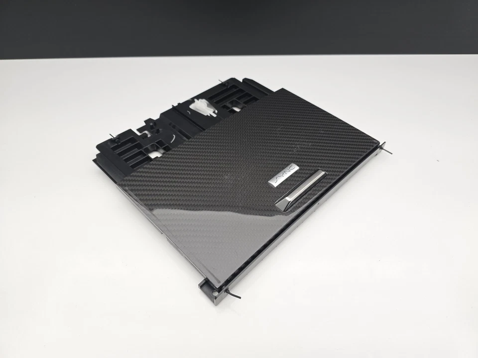 2017-2020 FORD F150 RAPTOR CENTER CONSOLE CARBON FIBER TRAY LID FL3B15045P77A - Image 1 of 4