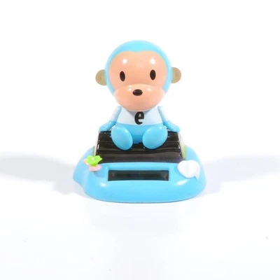 Wackelfigur Solar Blaues Äffchen Affe - Bild 1 von 2