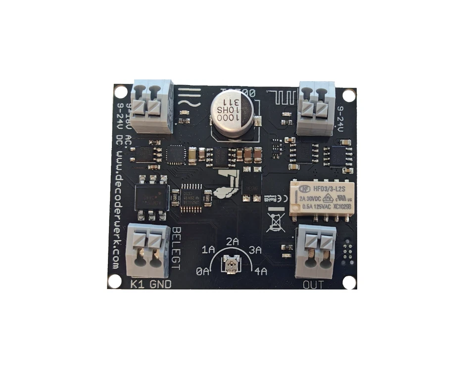 DECODERWERK 00201 5A Kehrschleifenmodul analog + digital, RailCom, Belegtmelder - Bild 1 von 1