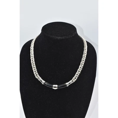 Collar Gargantilla Art Deco Esmalte Vintage MONET Collar Distintivo Foto 1 de 4