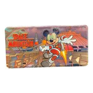 Space Mountain Magic Kingdom WDW Vintage Mickey Metal License Plate - Picture 1 of 2