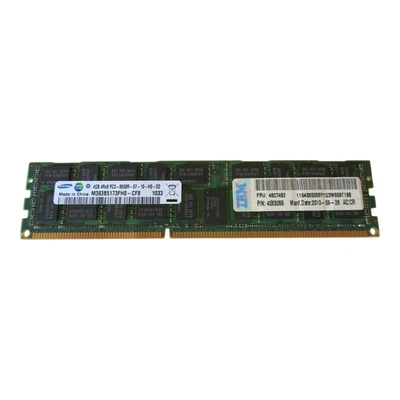 Samsung M393B5173FH0-CF8 43X6066 4GB PC3-8500 DDR3-1066MHz ECC CL7 240P Memory - Image 1 of 4