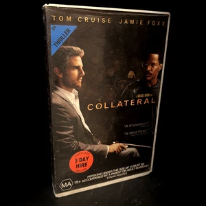 Collateral VHS 2004 Stars Tom Cruise & Jamie Foxx Lrg Case Ex Rental Tested GC - Picture 1 of 6