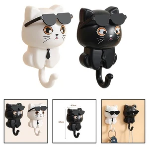 For Kitten Coat Hooks Set of 2 Fun Cat Design for Towel or Key Storage - Bild 1 von 12