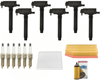 6 Ignition Coils Spark Plugs & Filters For 2020 2023 2024 Jeep Gladiator 3.6L - Image 1 of 4