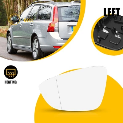 全新 加热侧镜 玻璃 3C8857521 适用于大众 CC Eos Passat 左前 — 第 1/4 张图片