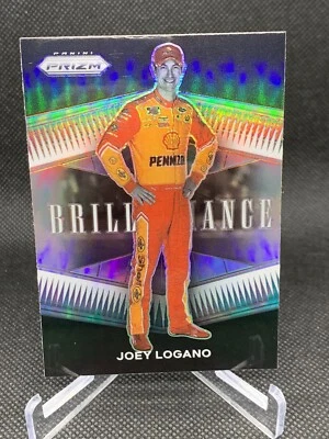 JOEY LOGANO 2022 PANINI PRIZM RACING NASCAR BRILLIANCE SILVER HOLO PRIZM - Image 1 of 2